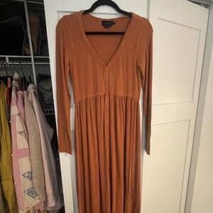 Hatch Women's Dress in Nut Brown